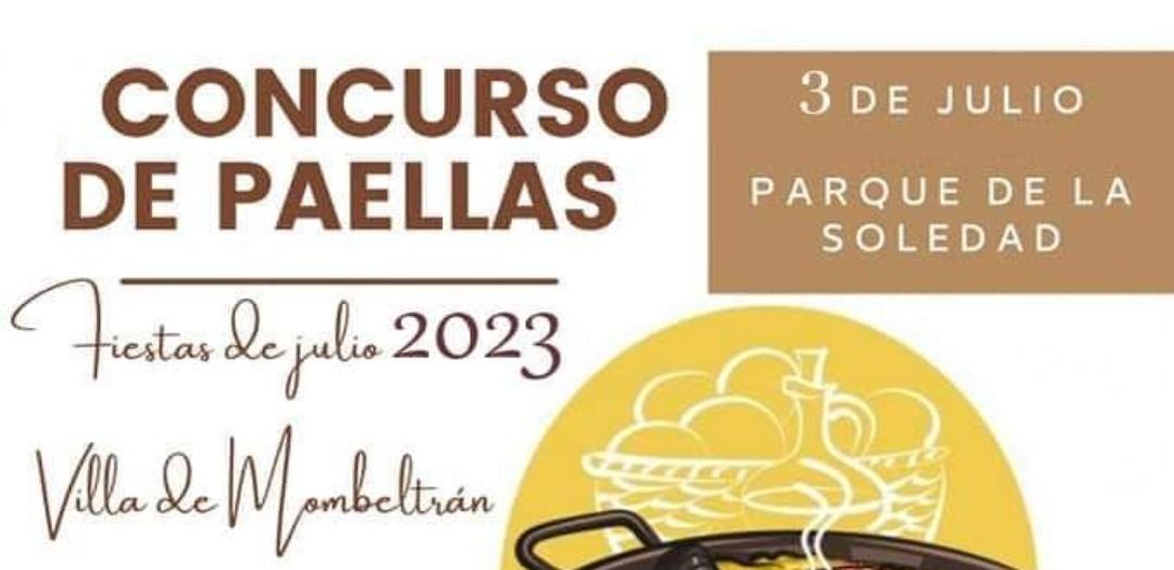 Cartel concurso paellas La Villa