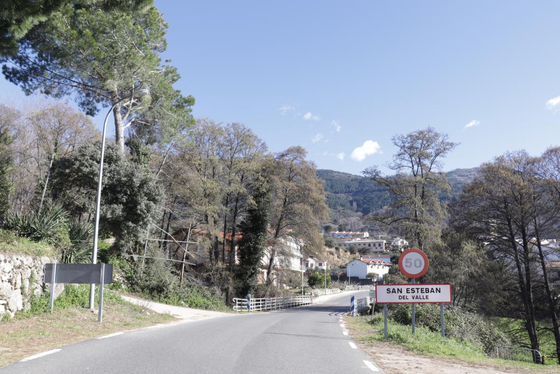 Entrada a San Esteban desde Villarejo