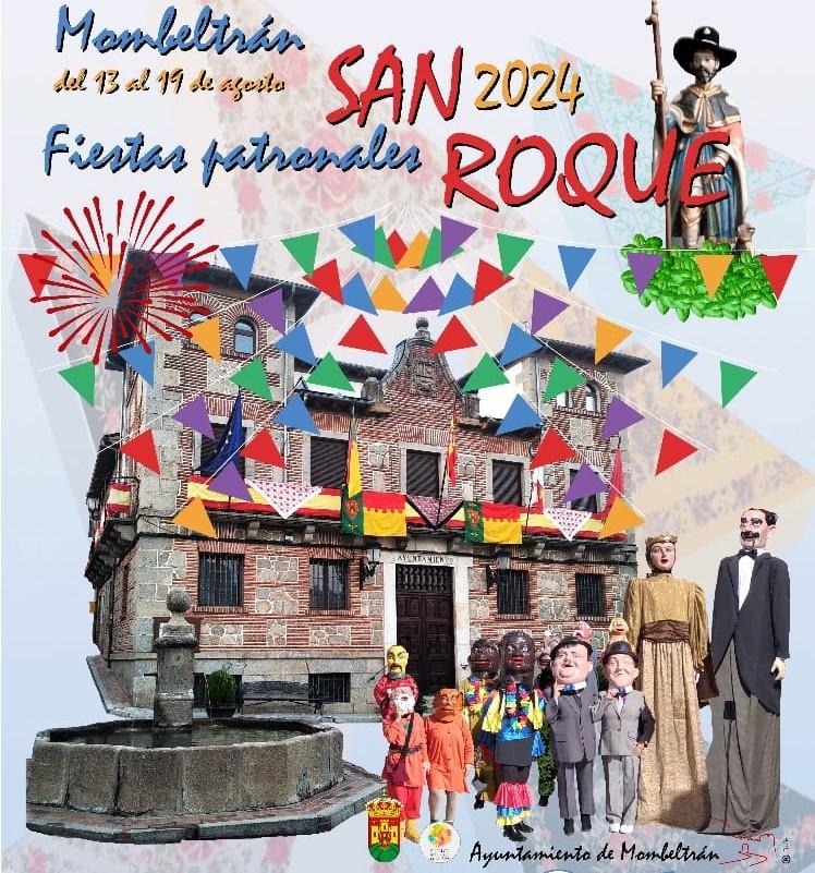 Cartel Fiestas de Mombeltrán agosto 2024