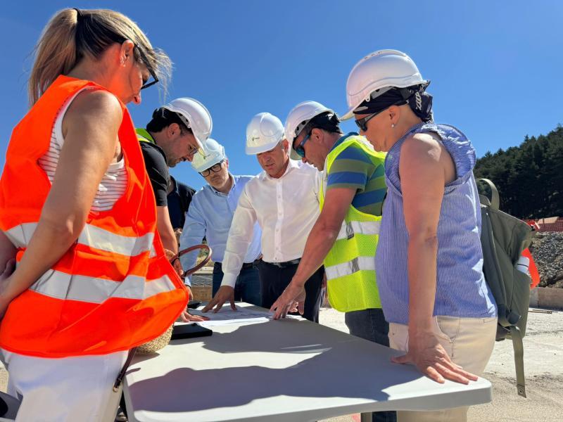 Obras de la nueva BRIF del Puerto del Pico