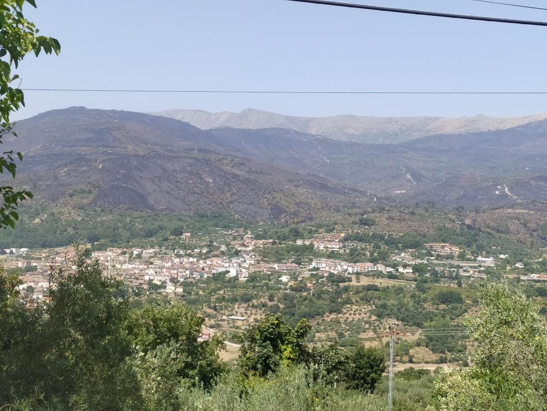 Mombeltrán tras el incendio