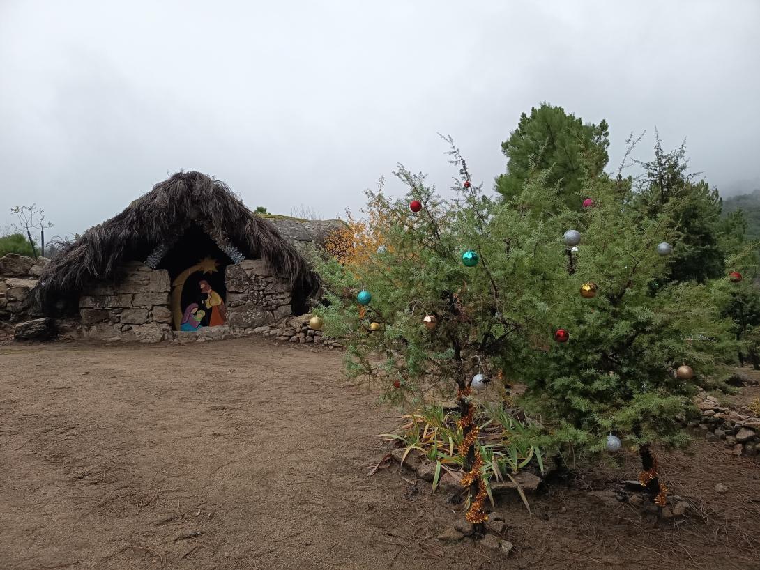 Decoración navideña en Villarejo